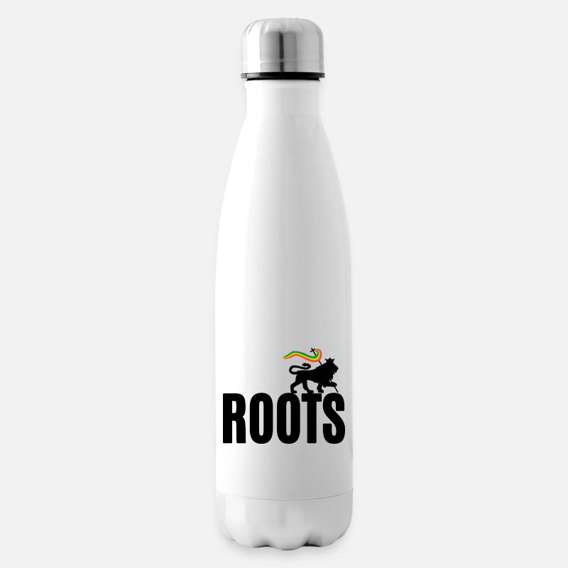 Roots Reggae - Bouteille isotherme - blanc