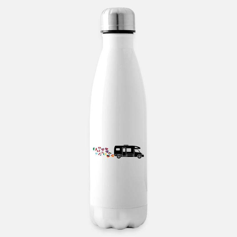 Profilé Road trip lover - Bouteille isotherme - blanc