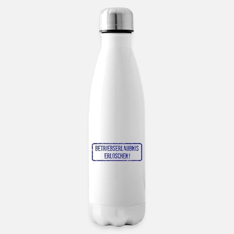 Licence d’exploitation expirée ! - Bouteille isotherme - blanc