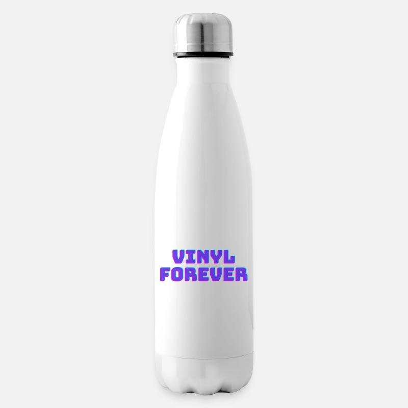 Vinyl Forever - Isolierflasche - Weiß