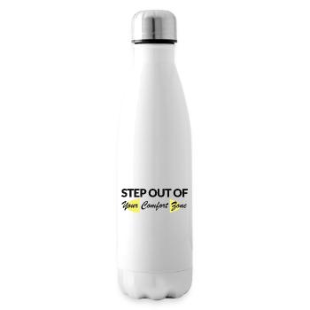Sortez de votre zone de confort - Bouteille isotherme - blanc - Droite