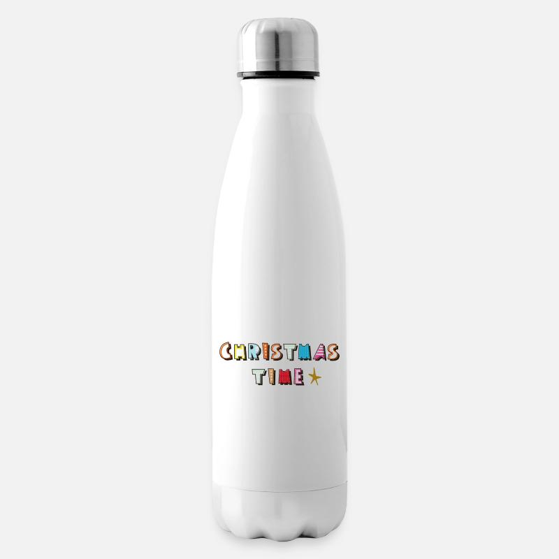 Christmas Time - Isolierflasche - Weiß