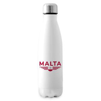 Malta T-Shirt – Für Insel-Fans - Isolierflasche - Weiß - Rechts