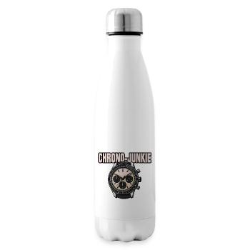 Chrono Junkie – Für die Liebe zur Zeit - Isolierflasche - Weiß - Rechts