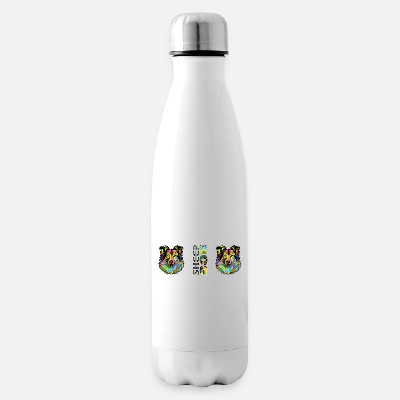 Sheep Dog - Isolierflasche - Weiß