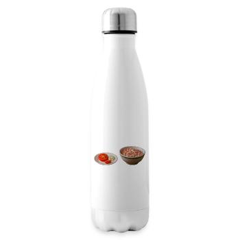 Salade de tomates avec crème sure - Bouteille isotherme - blanc - Droite