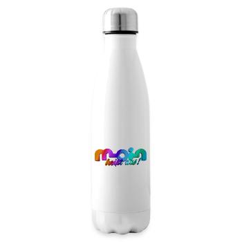 Moin heisst das! - Isolierflasche - Weiß - Rechts