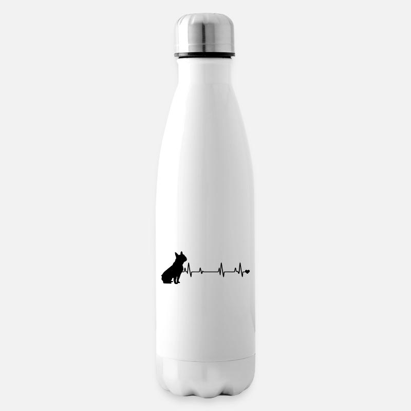 Dog - Insulated Water Bottle - white