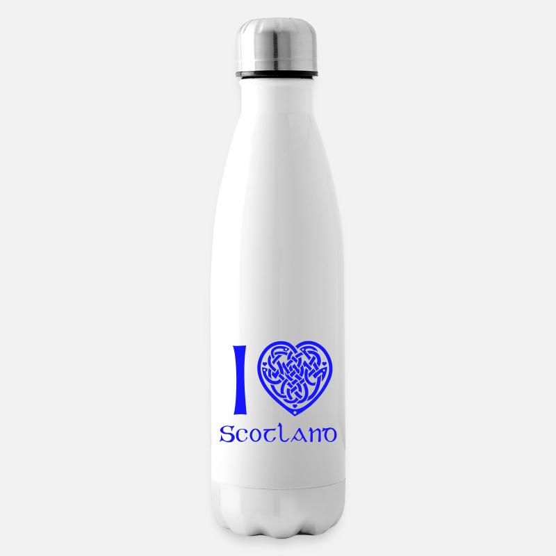 J'aime l'Ecosse - Bouteille isotherme - blanc