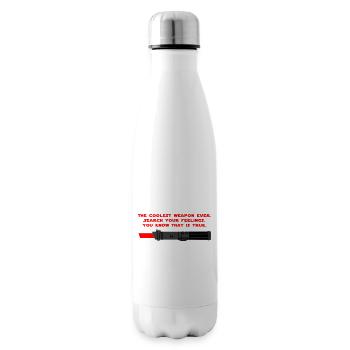 Star Wars: Arme / arme / sabre laser - Bouteille isotherme - blanc - Droite