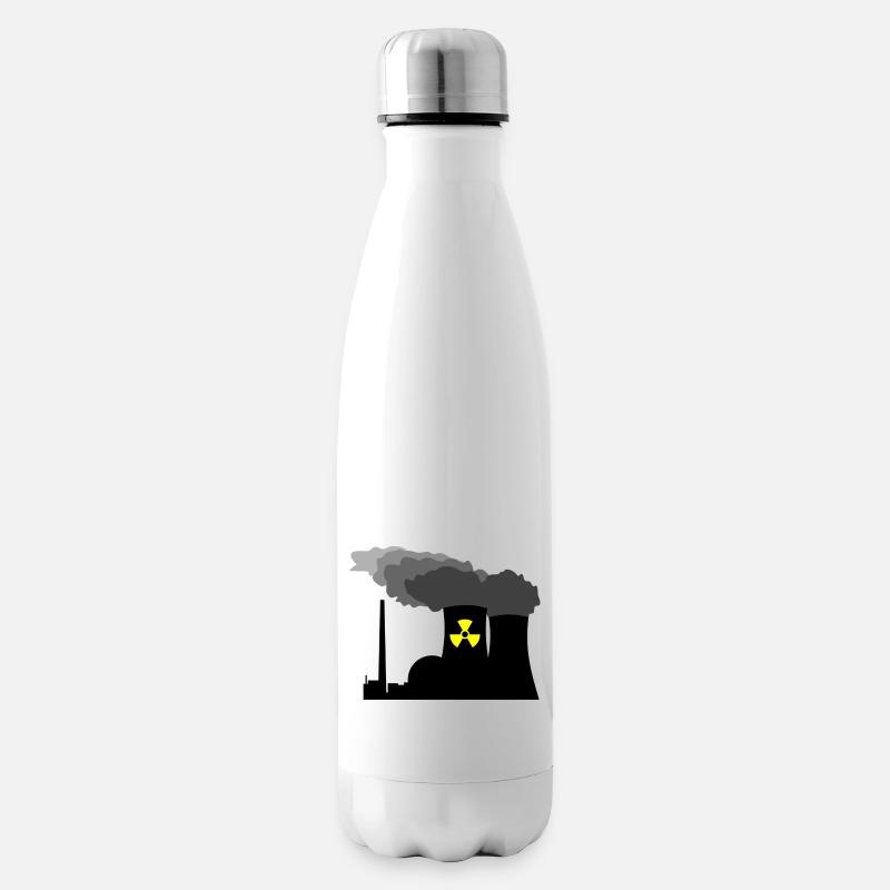 Nuclear Power - Insulated Water Bottle - white