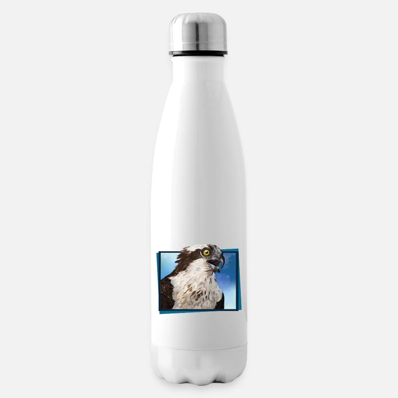 Balbuzard - Bouteille isotherme - blanc
