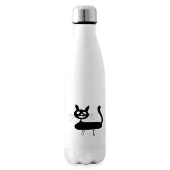 Cat - Isolierflasche - Weiß - Rechts