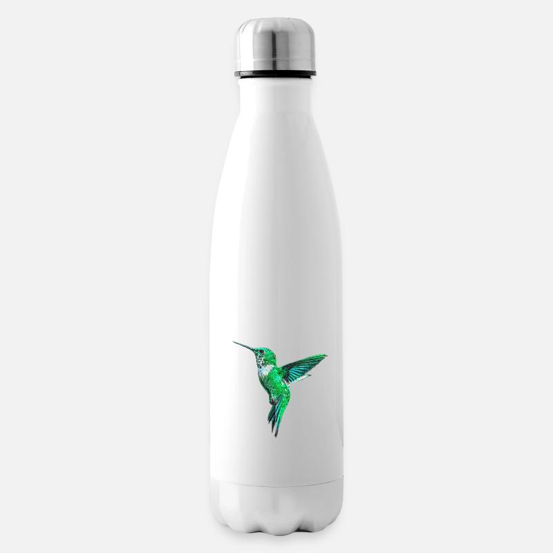 Kolibri - Isolierflasche - Weiß