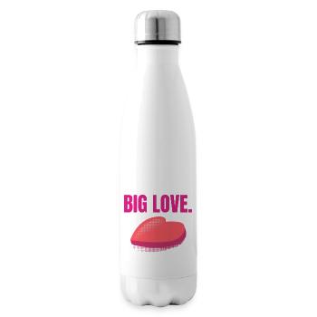 Big Love - Grand Coeur Rouge - Isolierflasche - Weiß - Rechts