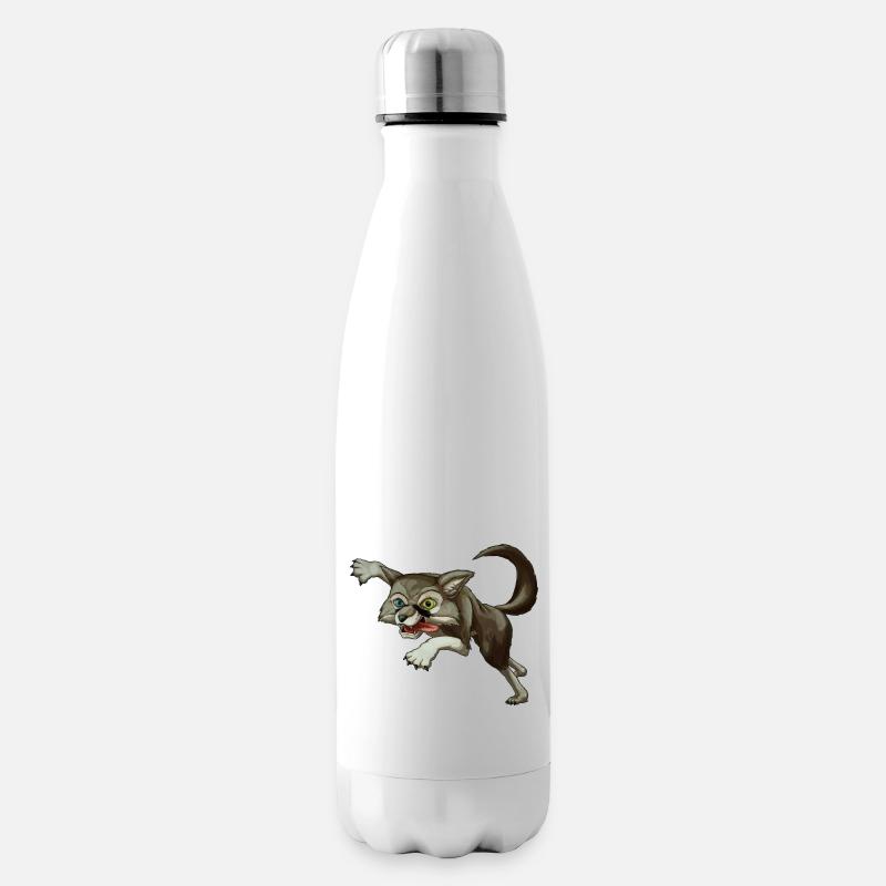Crazy Wolf Cora - Bouteille isotherme - blanc