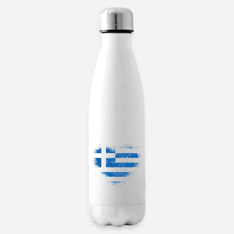 Grèce - Bouteille isotherme - blanc