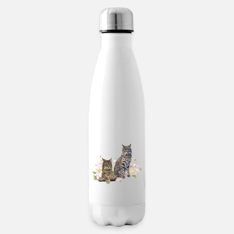 Luchs - Isolierflasche - Weiß