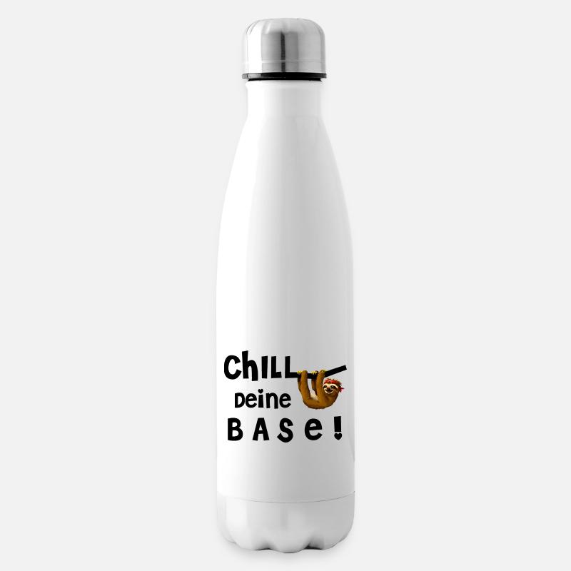 Chill Deine Base - Isolierflasche - Weiß