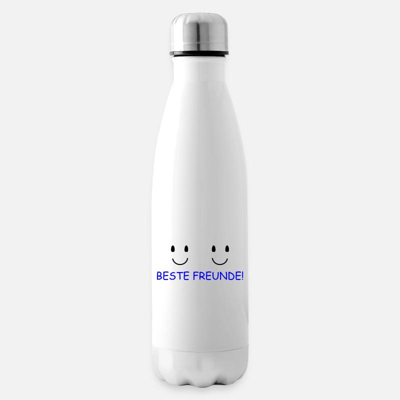 Beste Freunde - Isolierflasche - Weiß
