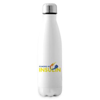 Insulin-driven diabetes awareness - Insulated Water Bottle - white - Right