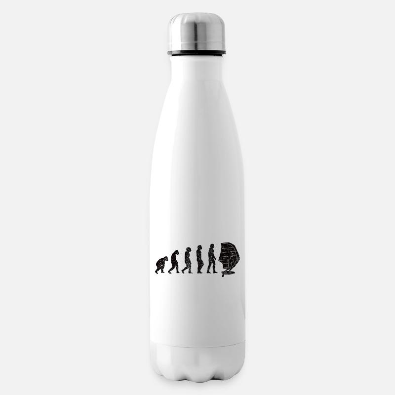 Surf Kitesurfer Windsurfer Windsurfer Windsurfing Cadeau - Bouteille isotherme - blanc