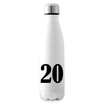 20 - Bouteille isotherme - blanc - Droite