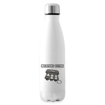 INFLATIONS OSTERN - Isolierflasche - Weiß - Rechts