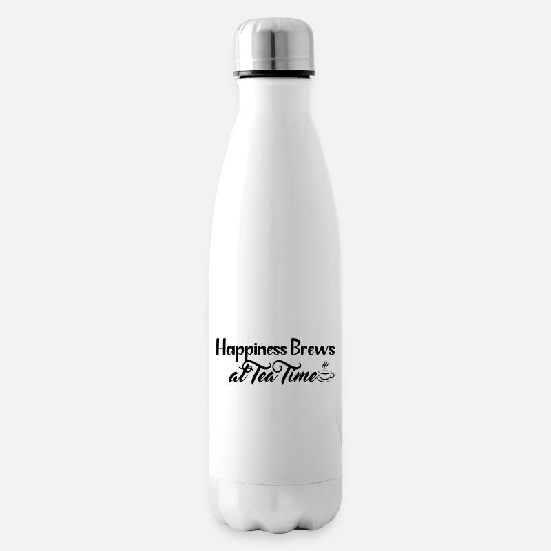 Cool Tea Time Design - Bouteille isotherme - blanc