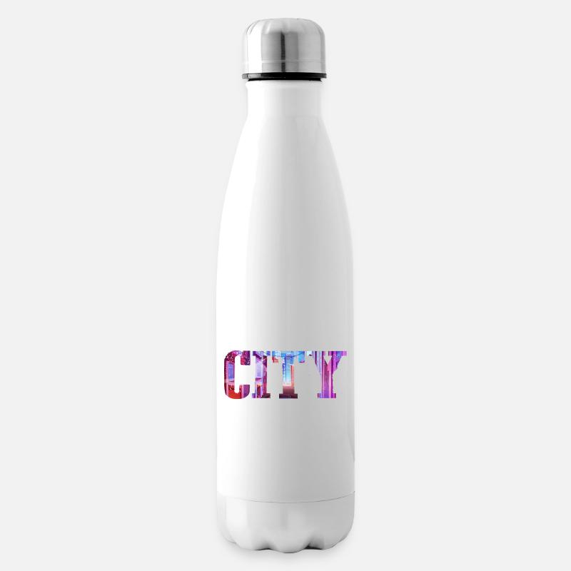 Downtown - Insulated Water Bottle - white