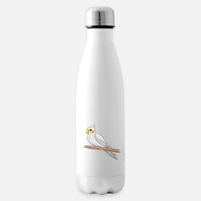 Calopsitte - Bouteille isotherme - blanc