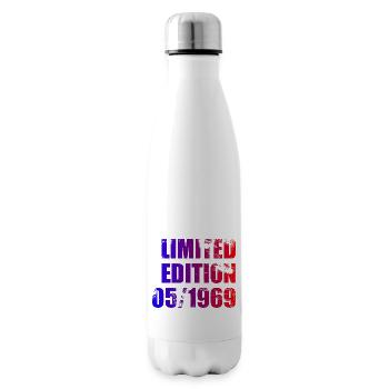 55th Birthday Limited Edition 05/1969 - Insulated Water Bottle - white - Right