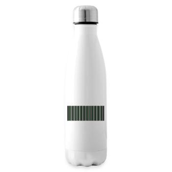 code-barres - Bouteille isotherme - blanc - Droite