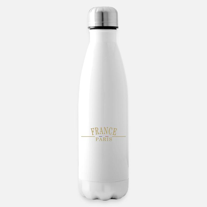 FRANCE Paris drapeau - Bouteille isotherme - blanc