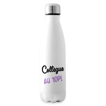 RETIREMENT. RETIREMENT. RETIRED. HAPPY RETIREMENT - Insulated Water Bottle - white - Right