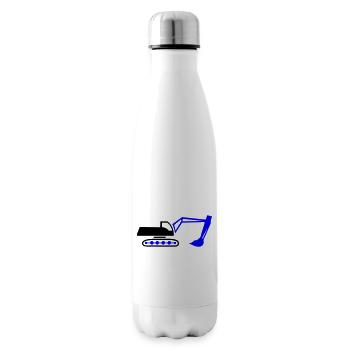 bagger - Isolierflasche - Weiß - Rechts