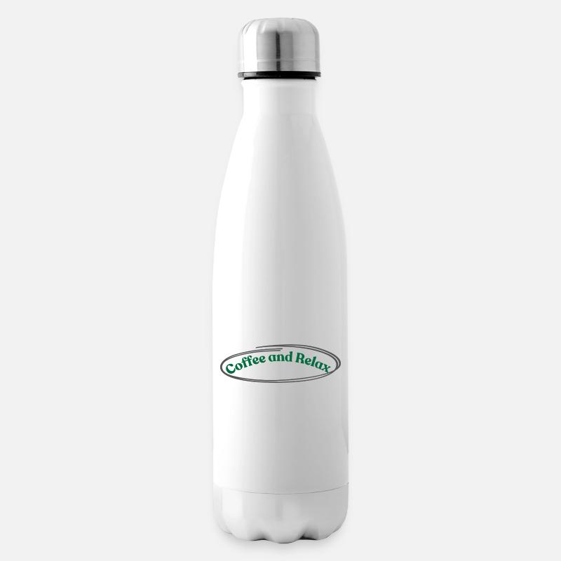 Coffee and relax - Isolierflasche - Weiß