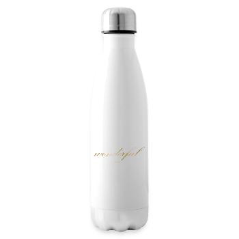 Merveilleux - Bouteille isotherme - blanc - Droite