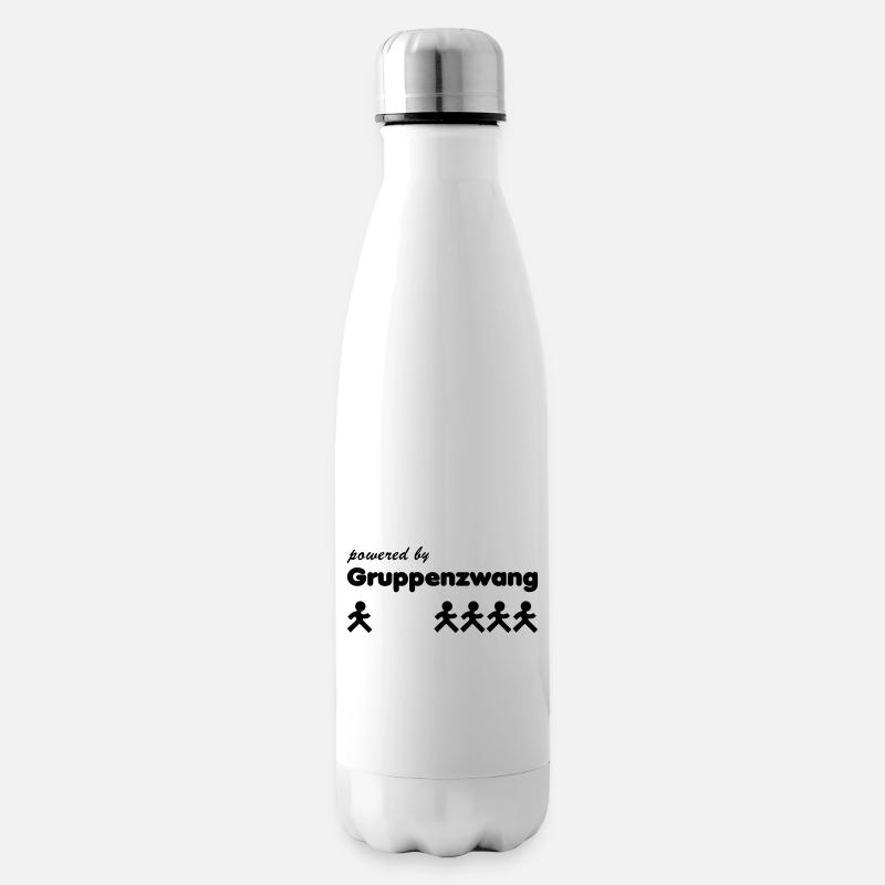 Gruppenzwang - Isolierflasche - Weiß