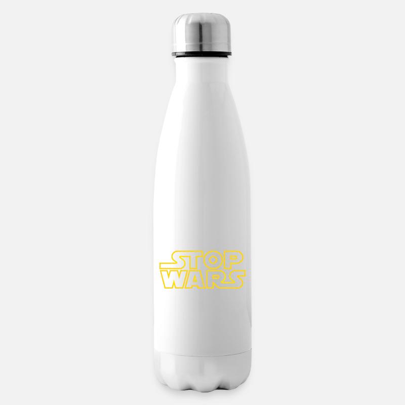 stop wars starlight outline - Isolierflasche - Weiß