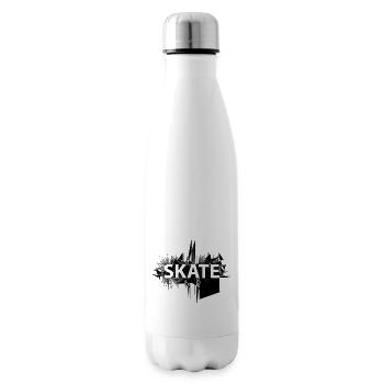 Skate Skating Skater Skateboard - Bouteille isotherme - blanc - Droite