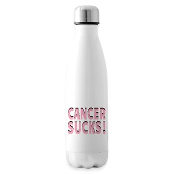 Cancer Sucks fight cancer - Isolierflasche - Weiß - Rechts