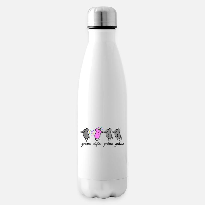 Maus und Mäuse - Isolierflasche - Weiß
