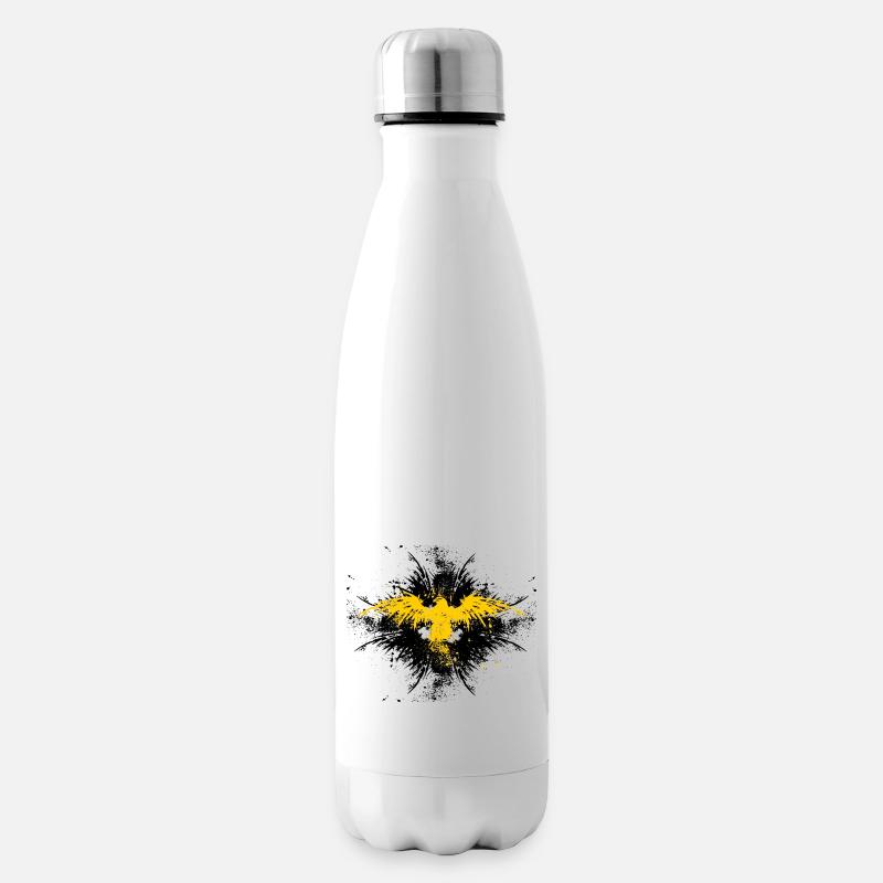 Adler Graffiti - Isolierflasche - Weiß