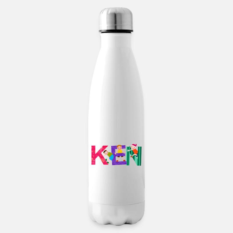 Ken - Bouteille isotherme - blanc