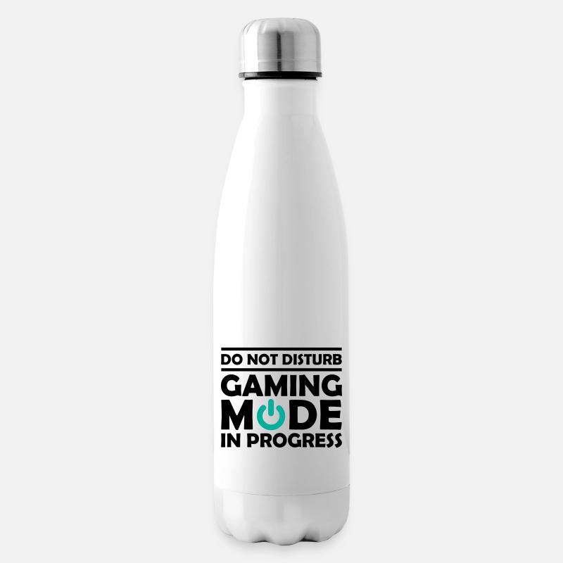 Gaming Mode In Progress - Insulated Water Bottle - white