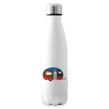 Camping - Bouteille isotherme - blanc - Droite