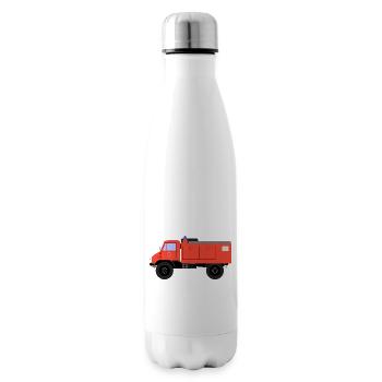 Unimog - Oldtimer - Offroad - Dispositif moteur universel - Bouteille isotherme - blanc - Droite