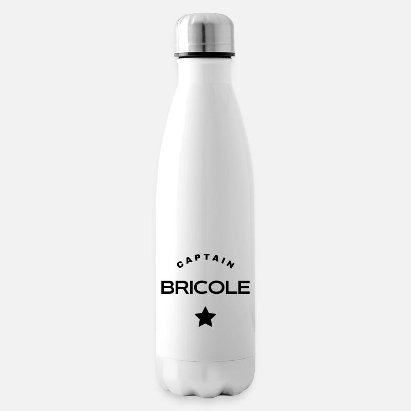 captain bricole - Bouteille isotherme - blanc