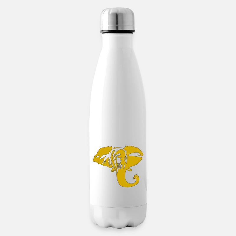 éléphant - Bouteille isotherme - blanc